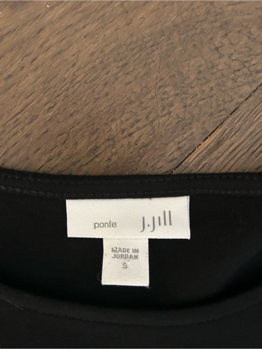 J.Jill Black Classic Ponte Dress Small - Picture 4 of 5
